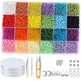 thumbnail image 1 of 9600pcs/set DIY Bead Jewelry Making for Earring Necklace Bracelets, 1 of 7