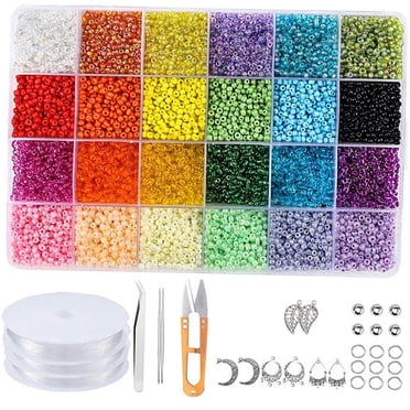 9600pcs/set DIY Bead Jewelry Making for Earring Necklace Bracelets