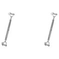 thumbnail image 4 of maskred Acier Inoxydable Corps Fermé Tourbillon Mâchoire Câble de Câble de Fourche Vis de Rigging Solide et Durable Argent M6 2Set, 4 of 6