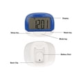 thumbnail image 4 of Podomètre Multifonction, Podomètre de Distance et de Calories avec Grand Écran et Horloge, Compteur de Pas 2D avec Pince Arrière, Multifonction pour la Marche et la Course, 4 of 8