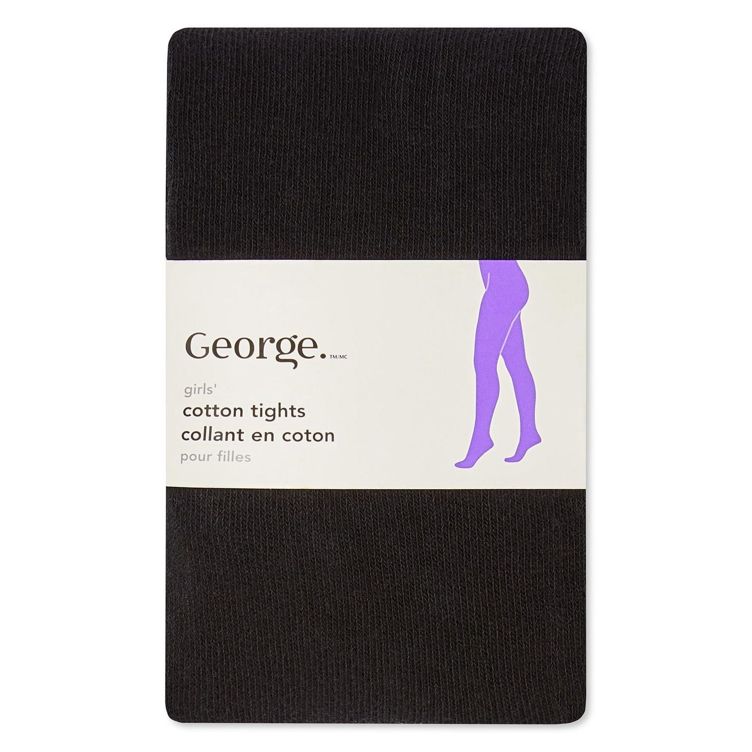 George Girls' Cotton Fashion Tights