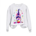 thumbnail image 2 of EGNMCR T-shirt Imprimé de Pâques T-Shirts Graphiques pour Femmes Chemises pour Femmes Journée de Pâques Chandail à Capuchon Imprimé à Col Rond pour Femme Haut à Manches Longues T-Shirts pour Femmes, 2 of 3