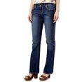 thumbnail image 1 of WallFlower Women's Luscious Curvy Bootcut Mid-Rise Insta Stretch Juniors Jeans (Standard and Plus), 1 of 5