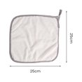 thumbnail image 2 of Kitchen Cloth Dish Towels with Lanyard Square Shape Washable Commodity Dish Towel for Household Dishwashing, 2 of 6