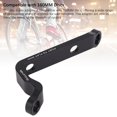 thumbnail image 3 of Adapter Flat Mount Disc Brake Caliper Mount Adapter Aluminium Alloy Disc Brake Caliper Bracket Road to Mountain Cycling Conversion for 160mm Disc, 3 of 7