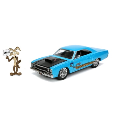 Véhicule miniature Looney Tunes (Wile E. Coyote & Plymouth Road Runner 1970) – Échelle 1/24