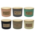 thumbnail image 2 of Hometrends 12oz Morning Rain Scented 2-Wick Frosted Jar Candle, 2 of 5