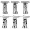 thumbnail image 1 of CIMAXIC 6pcs Stainless Steel Handrail Bracket Stairway Railing Brackets Hand Rail Stair Holder,2.36"X2.36"X0.98", 1 of 4