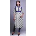 thumbnail image 2 of Bimba Robe Kurti Longue Indienne Imprimée, Tunique Droite, Robes pour Femmes, 2 of 5