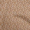 thumbnail image 1 of oneOone Rayon Brown Fabric Floral Sewing Material Print Fabric By The Yard 56 Inch Wide, 1 of 4