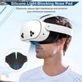 thumbnail image 3 of Facial Interface for Meta Quest 3S - Upgraded Wider PU & Ice Silk Face Cover Pads, Anti-Fog, Anti-Light Leakage VR Headset Accessories for Oculus with Lens Protector Cushion, 3 of 6