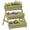 Green, variant on Outsunny 3 Tier Raised Garden Bed Wooden Elevated Planter Box for Flowers