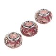 thumbnail image 3 of Abbracc 10PCS Coloré Glaçure Perles de Verre Lampwork 5mm Grand Trou Espaceur, 3 of 6
