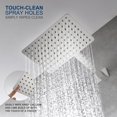 thumbnail image 5 of KENES Brushed Nickel Shower Faucet Tub and Shower Trim Kit with 8-Inch Rain Shower Head Modern Single-Spray Shower Faucet Set KE-6024A (Shower Valve Included), 5 of 5