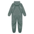 thumbnail image 4 of Sxiwei Mens One Piece Work Coveralls Jumpsuits Long Sleeves Front Zipper Mechanics Body Suits Gray A L, 4 of 6