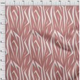 thumbnail image 3 of oneOone Georgette Viscose Dusty Rose Fabric Skins Animal Craft Projects Decor Fabric Printed By The Yard 42 Inch Wide, 3 of 4