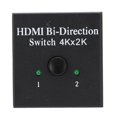 thumbnail image 2 of Displayport Switch, Interrupteur Pratique Utile Bidirectionnel pour Ordinateur Portable pour Ordinateur, 2 of 8