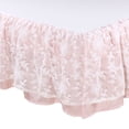 thumbnail image 3 of Baby Girl Crib Bedding - Dusty Pink Patchwork Design - Grace 4 Piece Set by The Peanut Shell, 3 of 5