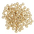 thumbnail image 1 of simhoa 100 Pcs Perles en Laiton DIY Petites Perles d'Espacement pour Perles Bouddha 5mm, 1 of 8