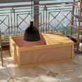 thumbnail image 2 of PawHut Tortoise Enclosure with Two Room Design, 37" x 25" x 13", 2 of 10