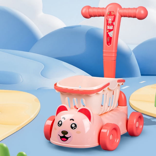 Apmemiss Liquidation Panier d'Achats pour Enfants Simulé pour Jouer à la Maison Chariot Jouet