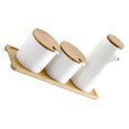 thumbnail image 2 of MasteelfCA 1 Set Ceramic Seasoning Kettle Sauce Pot Ceramic Sauce Bottle Oil Can (White), 2 of 8