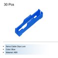 thumbnail image 3 of Unique Bargains 30 Pcs Clips de Câble Servo, Support de Fixation de Câble d'Extension en ABS pour Modèle de Bateau Avion RC DIY Bleu, 3 of 4