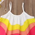 thumbnail image 5 of Robe d'Été pour Tout-Petite Fille, Jupe Arc-en-Ciel, Robe à Bretelles pour Fête et Plage, 5 of 5