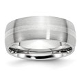 thumbnail image 1 of Cobalt Sterling Silver Inlay Satin 8mm Band Size 7.5, 1 of 6