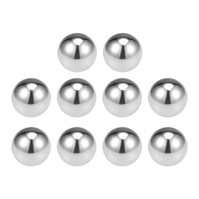 Uxcell Billes de Roulement Métriques en Acier Inoxydable 304 de Qualité G100 Billes de Précision 1,8 Mm/0,07 Pouces