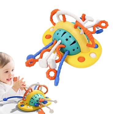 Baby Toys High Chair Toys with Suction Cup Toddler Pull String Toys for 6 12 Month Child Montessori Toy for 1 Year Gift