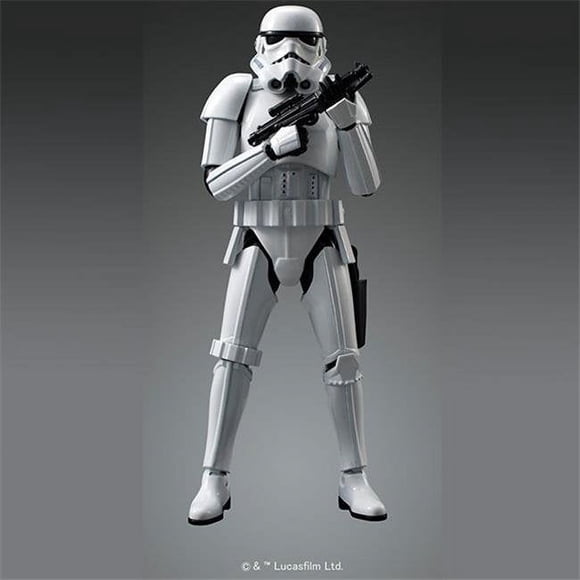 Bandai BAN194379 Maquette de Stormtrooper à l'Échelle 1 par 12 de la Ligne de Personnages Star Wars