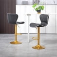 thumbnail image 2 of HOMCOM Height Adjustable Bar Stools Set of 2, Swivel Counter Stools, 2 of 10