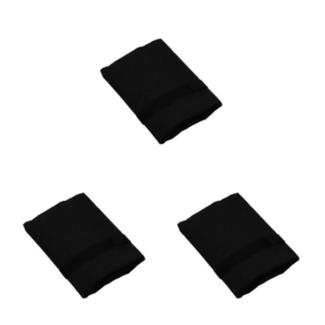 ZheElen Frost Protection Outdoor Cozy Cover Waterproof And Dustproof Easy To Polyester Thickened Outdoor Cover black 3Set