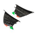 thumbnail image 4 of Motorcycle Winglet, Abrasion Resistant Direct Replacement Waterproof Motorcycle Side Spoiler  For Motorcycle Black,Matte Carbon Fiber Style,Bright Marble Style,Glossy Carbon Fiber, 4 of 8