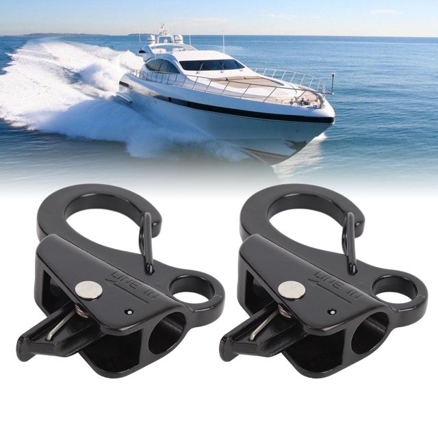 Clips de Pare-Chocs pour Ponton, Clip de Garde-Boue en Acier Inoxydable Résistant aux Intempéries pour Bateaux à Moteur