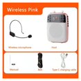 thumbnail image 2 of Wireless Megaphone Portable Voice Amplifier Teacher Guide Microphone Speaker 5W Support TF Card U Disk MP3 Player ,Clear and Reliable, 2 of 7