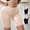 Beige, variant on Gspmoly Womens Athletic Shorts, Women'S Large Body Shaping Pants Zipper Open Crotch High Waist Hip Lifting Tight Pants Running Shorts Deals Black M