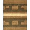 thumbnail image 1 of Ahgly Company Indoor Rectangle Abstract Caramel Brown Abstract Area Rugs, 8' x 10', 1 of 6