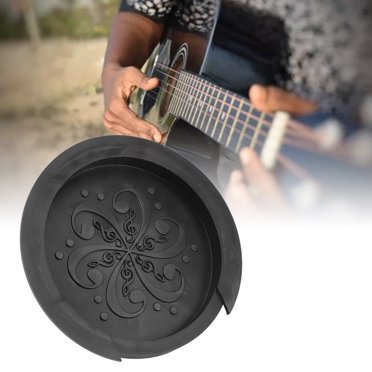 Guitar Soundhole Cover, Silicone Dustproof Soft Sound Hole Cover for Acoustic Guitar Guitarist