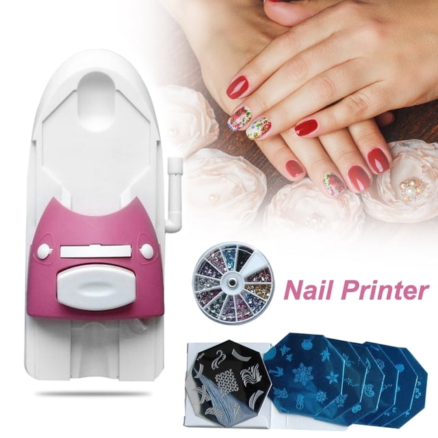 Nail Art Printer Pattern Printed On Nail Manicure Stamping Machine Tool Set Automatic Printing Nail Art Equipment