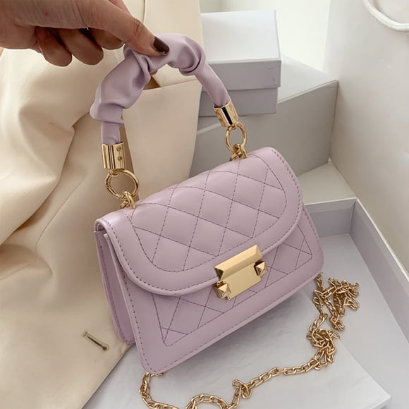 Quilted Clutch Purse, Crossbody Bag, Chain Strap Shoulder Bag, Elegant Evening Accessory, Party Wedding Date Essential