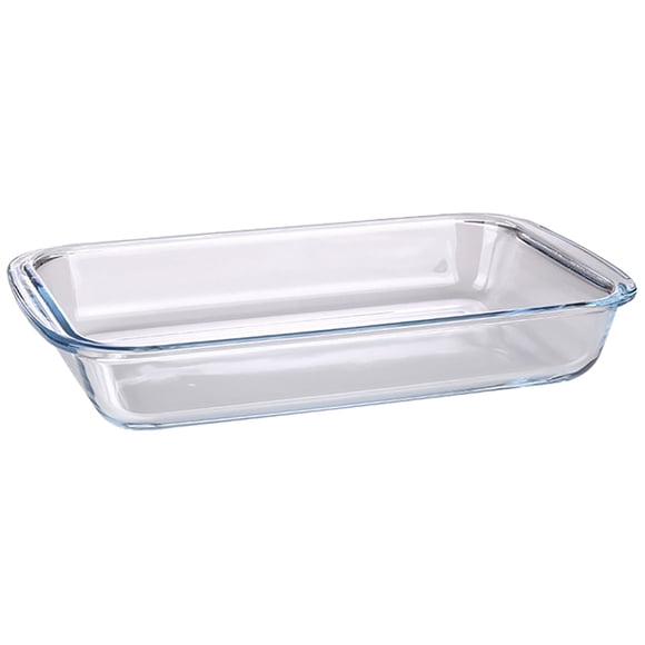 Glass Baking Dish 1L Bakeware with High Borosilicate Glass Material for Oven Microwave Serving Reheating and Kitchen Meal Preparation with Heat Resistant Casserole Storage Design