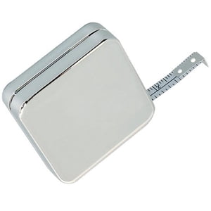 Natico Originals 60-890STM Tape Measure  Square  Silver