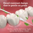 thumbnail image 4 of GuruNanda Expandable Waxed Dental Floss for Gentle Deep Cleaning Wide Teeth Flossing - Peppermint Flavor - 55 Yards, 4 of 5