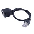 thumbnail image 1 of Étendre le Câble Ethernet Mâle au Câble d'Extension Femelle Mâle au Câble Ethernet Femelle Fournit 30cm RJ45 Mâle au Panneau de Vis Femelle Monter l'Extension Ethernet LAN, 1 of 8