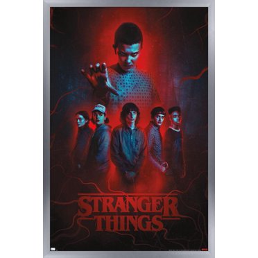 Netflix Stranger Things: Season 4 - Group Wall Poster, 14.725" x 22.375" Framed