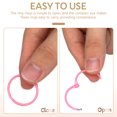 thumbnail image 2 of KAKOWELY Binder Rings 70 Pcs Binder Rings Book Rings Index Card Rings Small Binder Rings Keychain Key Ring Loose Leaf Rings Notebook Binder Rings1.18"X1.18"X0.04", 2 of 5