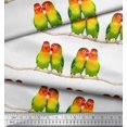 thumbnail image 3 of Soimoi Cotton Duck Fabric Branch & Colorful Parrot Bird Decor Fabric Printed Yard 42 Inch Wide, 3 of 3