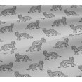 thumbnail image 5 of oneOone Viscose Jersey Fabric Fox Block Print Fabric BTY 60 Inch Wide, 5 of 5